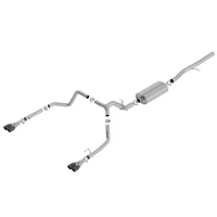 Borla 19 Chevrolet Silverado/GMC Sierra 1500 6.2L SS Touring Catback Exhaust - Black Chrome Tips