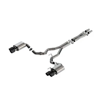 Borla 2024 Ford Mustang GT 5.0L V8 w/ Active Exhaust ATAK Cat-Back Exhaust System - Carbon Fiber