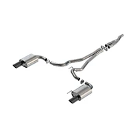 MUSTANG ECOBOOST 2024 2.3L 4 CYL AT RWD 2DR 2.50 S-TYPE S Black Chrome Catback Exhaust