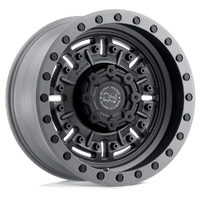 Abrams 17x8.5 6x139.7 0mm Textured Matte Gunmetal