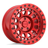 Primm 17x9 5x114.3 -18mm Candy Red Black Bolts