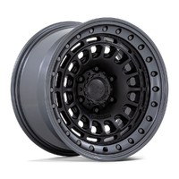 Sahara BR014 17x9 5x127 0mm Matte Black Gunmetal