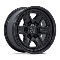 Echo BR032 17x8.5 6x135 0mm Matte Black