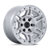 Vanguard BR039 17x8 6x114.3 +32mm Gloss Silver Machined Face