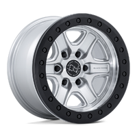 Echo Trail Lock Beadlock BR200 17x8.5 6x135 0mm Hyper Silver Machined