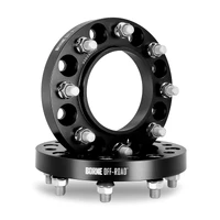 Wheel Spacers 8x180 124.1 25 M14 Black