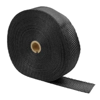 Exhaust Wrap 2in x 100ft - Titanium - Black