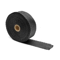 Exhaust Wrap 2in x 50ft - Titanium - Black