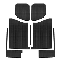 4-Door Boom Mat Complete Headliner Kit - 7 Piece - Black (Gladiator JT 20-25)