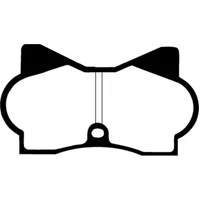 EBC 70-74 De Tomaso Pantera 5.7 Redstuff Front Brake Pads