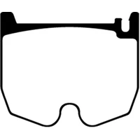 EBC 03-06 Mercedes-Benz CL55 AMG 5.4 Supercharged Yellowstuff Front Brake Pads