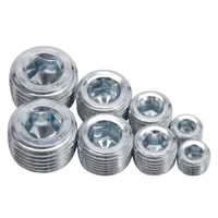 Fittings Pipe Plug Kit Internal Allen Head 1/8In 1/4In 3/8In 1/2In NPT Set of 8