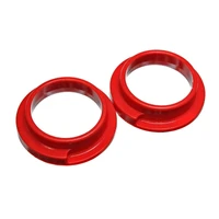 Universal 3in ID 4 5/16in OD 1 1/8in H Red Coil Spring Isolators - 2 Per Set (Golf 85-99)