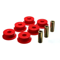 Rear Differential Carrier Bushing Set - Red (Camaro Gen 5 10-15)
