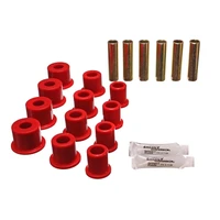 Rear Spring Bushings - Red (Bronco 85-87)