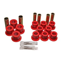  Front Leaf Spring Bushing Set - Red (Navara D21 90-93)