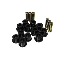 Rear Leaf Spring Bushings - Black