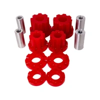 Rear Subframe Bushing Set - Red