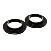 Universal 2 3/16in ID 3 1/2in OD 11/16in H Black Coil Spring Isolators (2 Per Set)