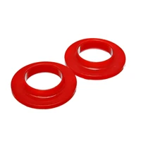 Universal 2 1/8in ID 3 3/4in OD 3/4in H Red Coil Spring Isolators - 2 Per Set (A3 15-20)
