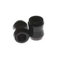 Black Hour Glass Shock Bushings 5/8in I.D./ 1 min - 1 1/8 max in / O.D.1 7/16