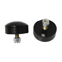 Black 1in Tall Button head Bump Stop Set