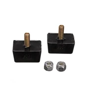 Univ Blk 7/8in H x 1-7/8in L x 1-3/8in W Low Profile Rectangular Bump Stops (2 ea)