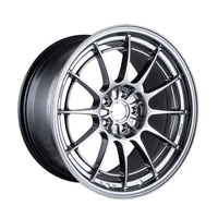 NT03+M 18x9.5 5x108 40mm Offset 72.6mm Bore Hyper Silver Wheel