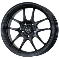 PF01 18x9.5 5x114.3 15mm Offset 75 Bore Dia Black Wheel