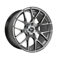 Raijin 18x8 45mm Offset 5x100 Bolt Pattern Hyper Silver Wheel