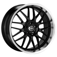 Lusso 18x8 40mm Offset 5x120 Bolt Pattern Black w/ Machine Lip Wheel