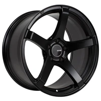 Kojin 18x8 45mm Offset 5x112 Bolt Pattern 72.6mm Bore Dia Matte Black Wheel
