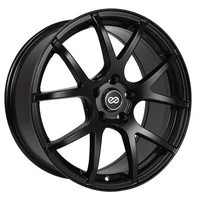M52 18x8 50mm Offset 5x114.3 Bolt Pattern 72.6mm Bore Dia Matte Black Wheel