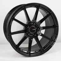 TS10 17x8 5x114.3 45mm Offset 72.6mm Bore Black Wheel