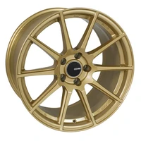 TS10 17x8 5x100 45mm Offset 72.6mm Bore Gold Wheel