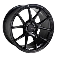 TS-V 18x8 5x100 45mm Offset 72.6mm Bore Gloss Black Wheel