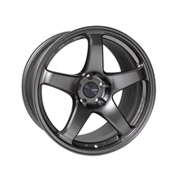 PF05 19x8.5 5x112 38mm Offset 75mm Bore Dark Silver Wheel