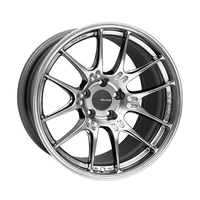 GTC02 18x10.5 5x114.3 15mm Offset 75mm Bore Hyper Silver Wheel
