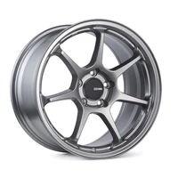TS-7 18x8 5x100 45mm Offset 72.6mm Bore Storm Gray Wheel
