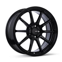 PX-10 18x8 5x112 45mm Offset 72.6mm Bore Gloss Black Wheel