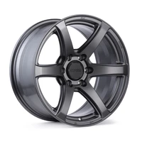 T6R 18x8.5 38mm Offset 5x114.3 Bolt Pattern 72.6 Bore Gloss Gunmetal Wheel