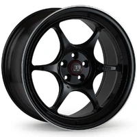 PF06 17x9 / +45 ET / 5x100 BP - Black Machined