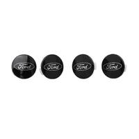 Car Black and Chrome Wheel Cap (Mustang 00-23)