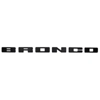 Grille Lettering Overlay Kit - Black (Bronco 21+)