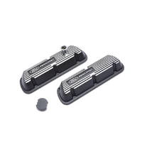 Black Satin Valve Covers Racing EFI (Mustang 86-93)