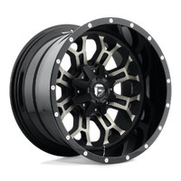 Crush D561 17x9 5x114.3/5x127 +1mm Gloss Machined Double Dark Tint