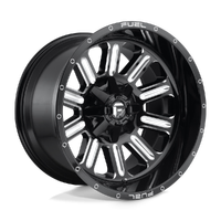Hardline D620 15x8 5x114.3/5x120.65 -18mm Gloss Black Milled