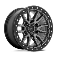 Rebel D680 Matte Gunmetal Black Bead Ring