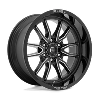 Clash D761 20x10 6x139.7 -18mm Gloss Black Milled
