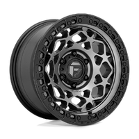 Unit D784 17x9 5x127 -12mm Gunmetal Matte Black Ring